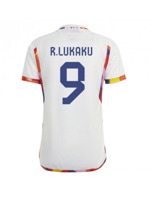 Belgien Romelu Lukaku #9 Auswärtstrikot WM 2022 Kurzarm